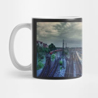 train station Mug